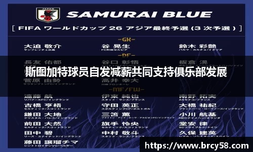 斯图加特球员自发减薪共同支持俱乐部发展